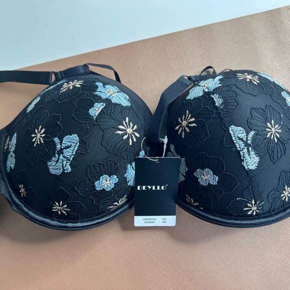 Women’s Push Up Underwire Bra Super Padded T-Shirt Bra Add Two Cups 32 DDD. - Picture 7 of 11